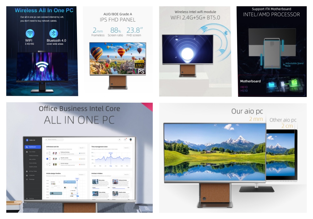 advanced Wi-Fi 6 connectivity AIO PC factory advanced Wi-Fi 6 connectivity AIO PC factory
